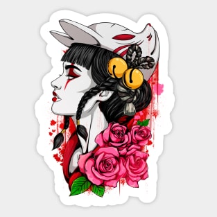 Geisha 4.0 Sticker